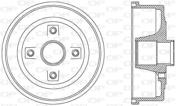 OPEN PARTS Piduritrummel BAD9061.30